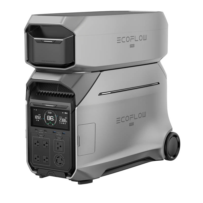 EcoFlow DELTA Pro 3 Portable Power Station + EcoFlow DELTA Pro 3 Extra Battery